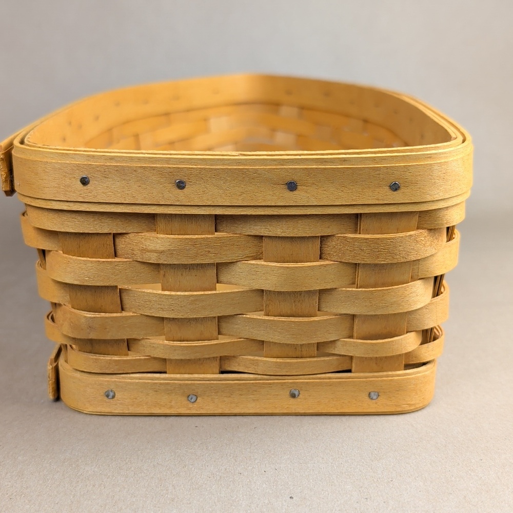 Longaberger Row Your Boat Basket/ Liner/ Protector/ Dividers, Go Navy! - Picture 4 of 9